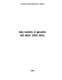 Bài giảng X quang bộ máy tiêu hóa