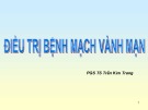 Bài giảng Điều trị bệnh mạch vành mạn - PGS. TS. Trần Kim Trang