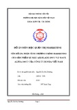 Đồ án: Phân tích chương trình marketing cho sản phẩm xe máy Air blade 125cc và Wave alpha 100cc của công ty honda Việt Nam