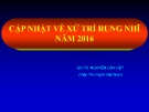 Bài giảng Cập nhật về xử trí rung nhĩ 2016 - GS. TS. Nguyễn Lân Việt
