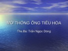 Bài giảng Mở thông ống tiêu hóa - ThS. BS. Trần Ngọc Dũng