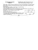 Đề kiểm tra 1 tiết môn Vật lí lớp 11 năm 2014 - THPT An Phước