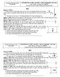 Đề kiểm tra 1 tiết môn Vật lí lớp 11 năm 2014 - THPT Tháp Chàm
