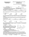Đề KSCL ôn thi THPT Quốc gia lần 3 môn Vật lý lớp 12 năm 2017 - THPT Yên Lạc - Mã đề 357