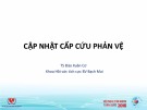 Báo cáo Cập nhật cấp cứu phản vệ