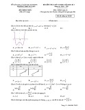 Đề kiểm tra chất lượng giữa HK 1 môn Toán lớp 12 năm 2017 - THPT Mỹ Lộc - Mã đề T4599