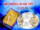 Bài giảng Đại cương hệ nội tiết - BS. Lê Quốc Tuấn, ThS. BS. Nguyễn Phúc Hậu