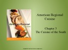 Lecture American regional cuisine – Chapter 3: The cuisine of the South
