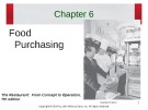Lecture The restaurant:  From concept to operation (7th edition): Chapter 6 - Walker