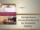 Lecture Human resources management in the hospitality industry (2nd edition): Chapter 1 - David K. Hayes, Jack D. Ninemeier