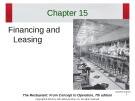 Lecture The restaurant:  From concept to operation (7th edition): Chapter 15 - Walker