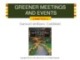 Lecture The complete guide to greener meetings and events: Chapter 3 - Samuel deBlanc Goldblatt