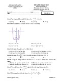 Đề kiểm tra 1 tiết môn Giải Tích 12 - THPT Krông Nô - Mã đề 002