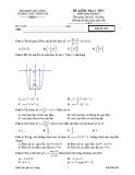 Đề kiểm tra 1 tiết môn Giải Tích 12 - THPT Krông Nô - Mã đề 008