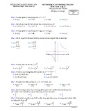 Đề thi HK 1 môn Toán lớp 12 năm 2017 - THPT Ngô Gia Tự - Mã đề 357