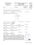 Đề kiểm tra HK 1 môn Toán lớp 12 năm 2017 - Sở GD&ĐT Kiên Giang - Mã đề 764