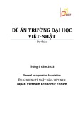 Báo cáo Đề án trường Đại học Việt - Nhật