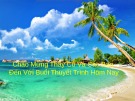 Bài thuyết trình: Tìm hiểu quá trình phơi khô