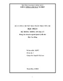 Đề cương chi tiết học phần theo tín chỉ: Học phần Hệ thống thông tin Địa lý