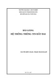 Bài giảng Hệ thống thông tin đất đai