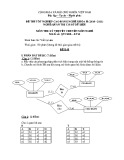 Đề thi tốt nghiệp cao đẳng nghề khoá II (năm 2008 - 2011) nghề Quản trị cơ sở dữ liệu môn thi lý thuyết nghề - Mã đề thi: QTCSDL-LT20