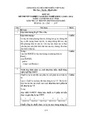 Đáp án đề thi tốt nghiệp cao đẳng nghề khoá II (năm 2008 - 2011) nghề Lập trình máy tính môn thi lý thuyết chuyên môn nghề - Mã đề thi: DA LTMT - LT47
