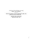 Đề thi tốt nghiệp cao đẳng nghề khoá II (năm 2008 - 2011) nghề Quản trị cơ sở dữ liệu môn thực hành nghề - Mã đề thi: QTCSDL-TH17