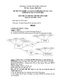 Đề thi tốt nghiệp cao đẳng nghề khoá II (năm 2008 - 2011) nghề Quản trị cơ sở dữ liệu môn thi lý thuyết nghề - Mã đề thi: QTCSDL-LT24
