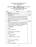 Đáp án đề thi tốt nghiệp cao đẳng nghề khoá II (năm 2008 - 2011) nghề Lập trình máy tính môn thi lý thuyết chuyên môn nghề - Mã đề thi: DA LTMT - LT46