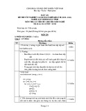 Đáp án đề thi tốt nghiệp cao đẳng nghề khoá II (năm 2008 - 2011) nghề Lập trình máy tính môn thi lý thuyết chuyên môn nghề - Mã đề thi: DA LTMT - LT38