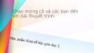 Bài thuyết trình: Kinh tế học giáo dục 2