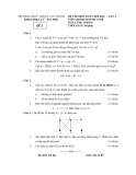 Đề thi kết thúc môn môn Toán rời rạc năm 2016 lần 2 - CĐ Kỹ Thuật Cao Thắng