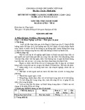 Đề thi tốt nghiệp cao đẳng nghề khoá 3 (2009 - 2012) nghề Quản trị khách sạn môn Thực hành nghề - Mã đề thi: QTKS - TH06