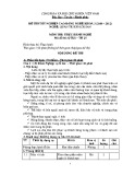 Đề thi tốt nghiệp cao đẳng nghề khoá 3 (2009 - 2012) nghề Quản trị khách sạn môn Thực hành nghề - Mã đề thi: QTKS - TH25