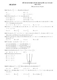 Đề thi minh họa kỳ thi THPT Quốc gia năm 2017 môn Toán - Đề số 039
