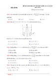 Đề thi minh họa kỳ thi THPT Quốc gia năm 2017 môn Toán - Đề số 006