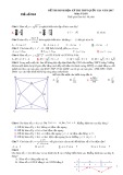 Đề thi minh họa kỳ thi THPT Quốc gia năm 2017 môn Toán - Đề số 044