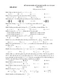 Đề thi minh họa kỳ thi THPT Quốc gia năm 2017 môn Toán - Đề số 013