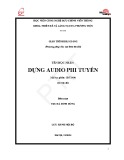 Giáo trình bài giảng: Dựng audio phi tuyến