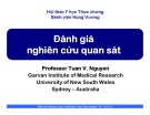 Báo cáo Đánh giá nghiên cứu quan sát