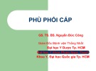 Bài giảng Phù phổi cấp