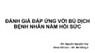 Bài giảng Đánh giá đáp ứng với bù dịch bệnh nhân nằm hồi sức