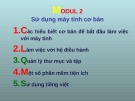 Ôn tập Tin học cơ bản: Modul 2 - ThS. Võ Minh Đức