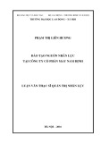 Luận văn Thạc sĩ Quản trị nhân lực: Đào tạo nguồn nhân lực tại Công ty Cổ phần may Nam Định