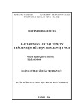 Luận văn Thạc sĩ Quản trị nhân lực: Đào tạo nhân lực tại Công ty Trách nhiệm Hữu hạn Bioseed Việt Nam