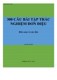 300 Câu bài tập trắc nghiệm đơn điệu