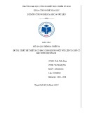 Báo cáo: Thiết kế thiết bị cô đặc chân không một nồi liên tục để cô đặc dung dịch NaOH