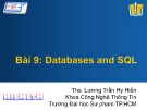 Bài giảng Lập trình Android - Bài 9: Databases and SQL