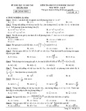 Đề kiểm tra HK 2 môn Toán lớp 10 năm 2017 - Sở GD&ĐT Quảng Nam - Mã đề 119