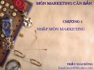 Bài giảng Marketing căn bản: Chương 1 - Trần Mai Đông